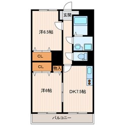 シーダーイーストの物件間取画像